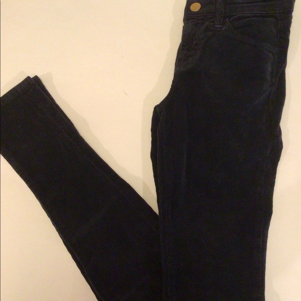 J brand super skinny stacked corduroy jeans